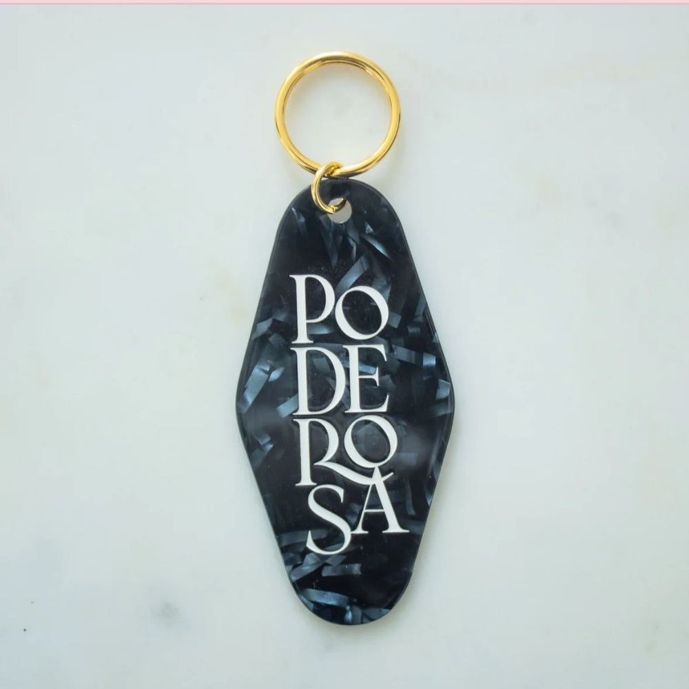 Poderosa Black Keychain - Picture 2 of 3